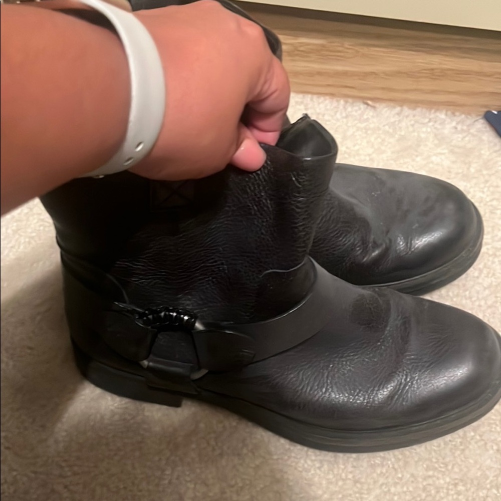 Zodiac Black Combat & Moto Boots